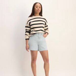 EVERLANE A-line denim shorts sz 28